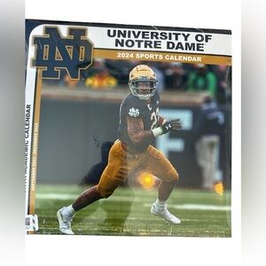 New Notre Dame Fighting Irish Football 12x12 Wall Calendar 2023/2024 by Turner